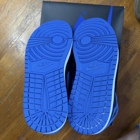 Nike Air Jordan 1 Retro High OG Size 11.5 Black Royal Blue DZ5485 042 Reimagined